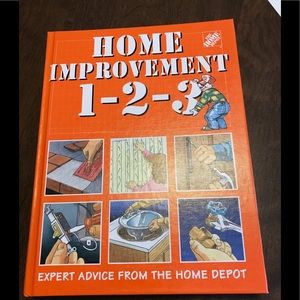 Home Depot Home Improvement 1 2 3 Book. LN